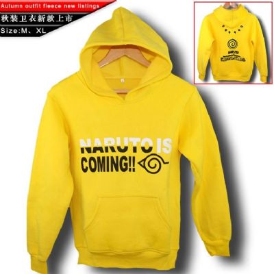 Naruto anime Thick Cotton Hooded Sweater(size M XL