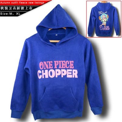 One Piece anime Thick Cotton Hooded Sweater(size M