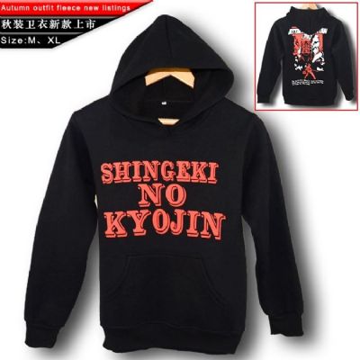 Attack on Titan anime  Thick Cotton Hooded Sweater