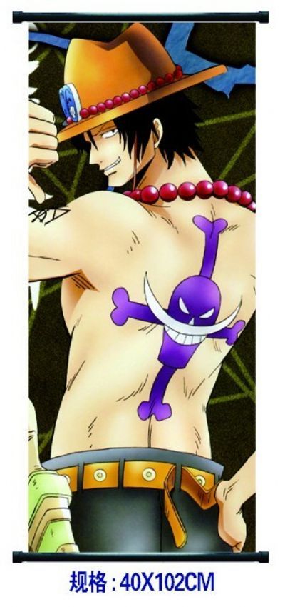 One Piece anime wall scroll