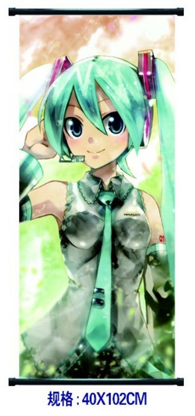 Miku.Hatsune anime wallscroll