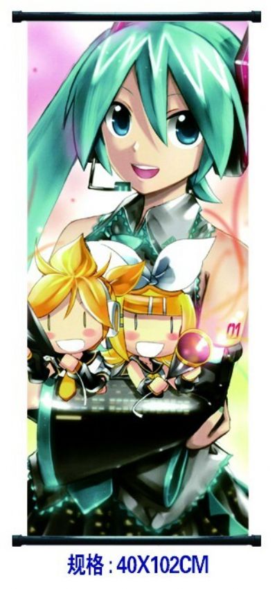 Miku.Hatsune anime wallscroll