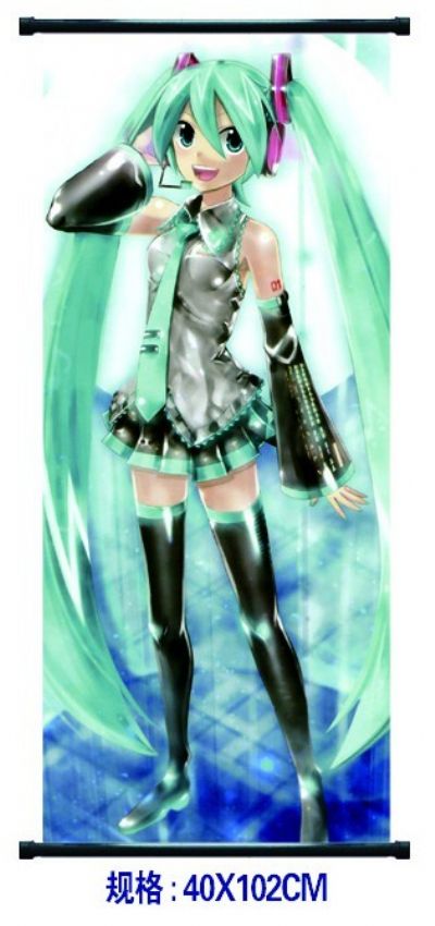 Miku.Hatsune anime wallscroll