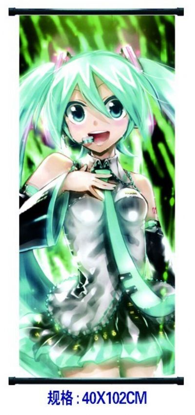 Miku.Hatsune anime wallscroll