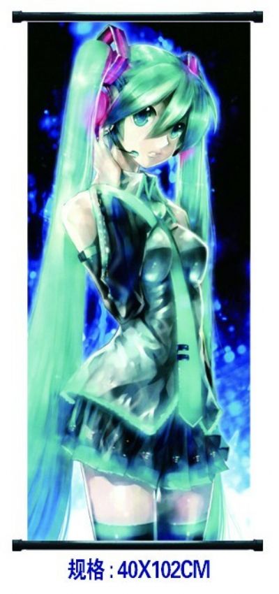 Miku.Hatsune anime wallscroll