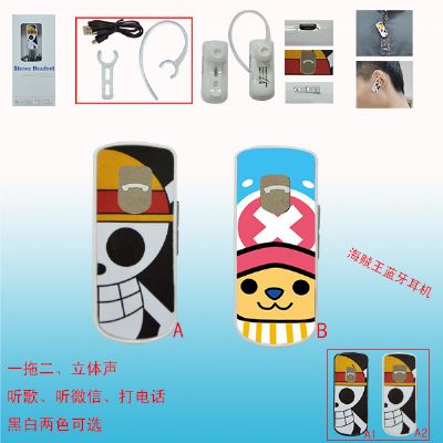 one piece anime earphone