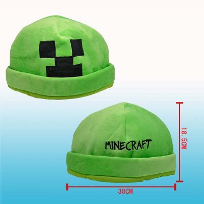 Minecraft plush cap