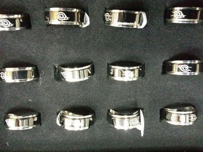 naruto anime ring set