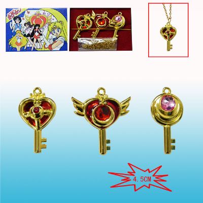 sailormoon anime necklace set