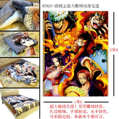 One Piece anime blanket