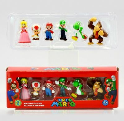 Super Mario figures(6pcs a set)