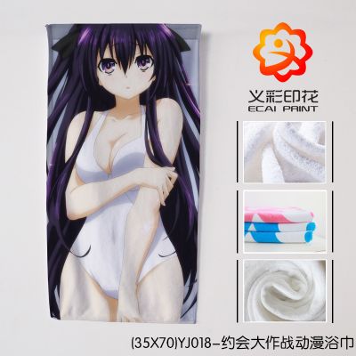 anime bath towel