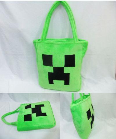 Minecraft anime plush handbag