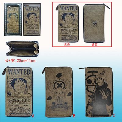 one piece anime wallet