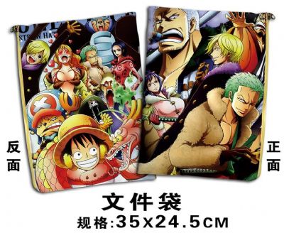 One Piece anime file bag