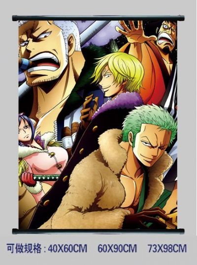 One Piece anime wallscroll