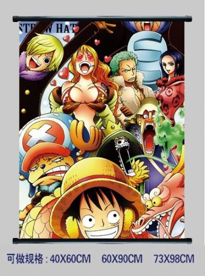 One Piece anime wallscroll