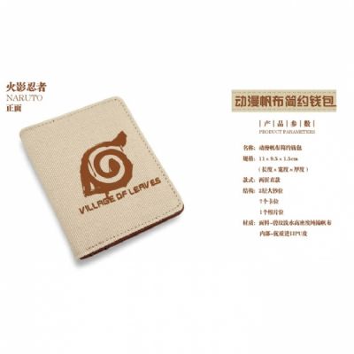 naruto anime wallet