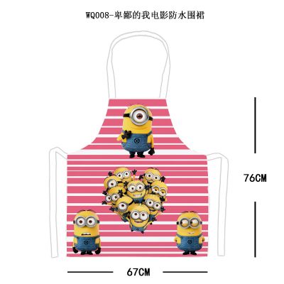 Despicable Me anime waterproof apron