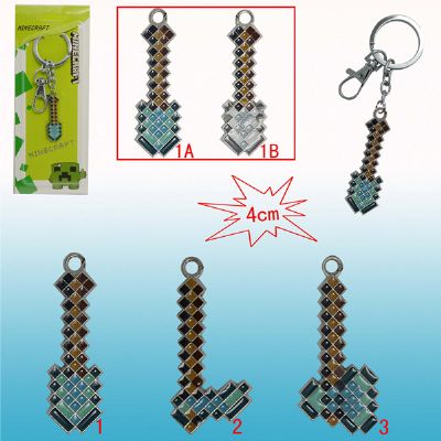 Minecraft keychain