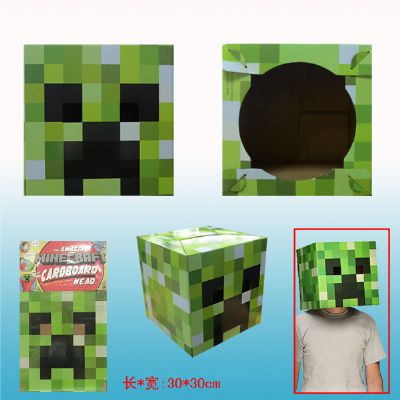 Minecraft cardboard head