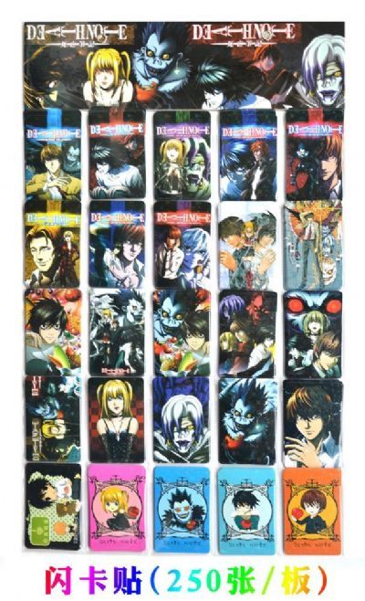 Death Note anime card sticker