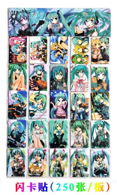 Miku.Hatsune anime card sticker