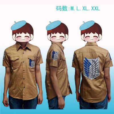 attack on titan anime t-shirt