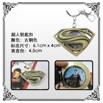 Super Man anime keychain