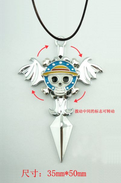 One Piece anime necklace