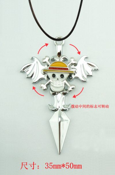 One Piece anime necklace