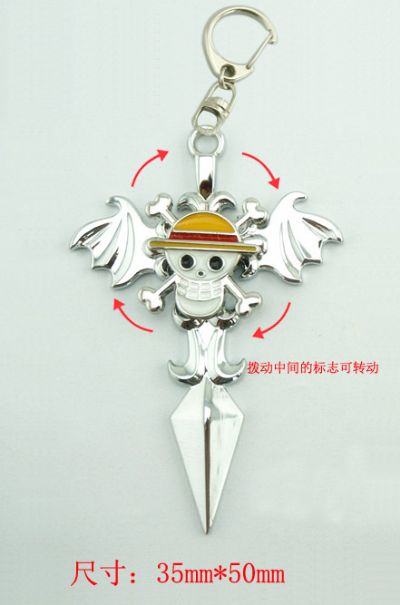 One Piece anime keychain