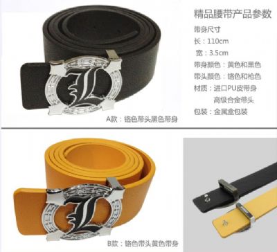 Death Note anime belt