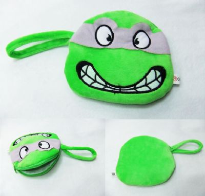 Turtles anime plush coin purse/wallet(gray)