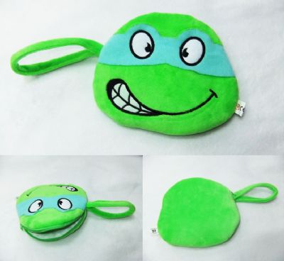 Turtles anime plush coin purse/wallet(blue)