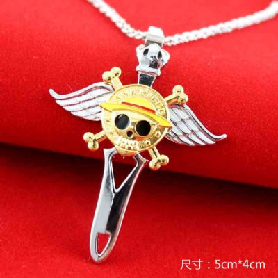 One Piece anime necklace