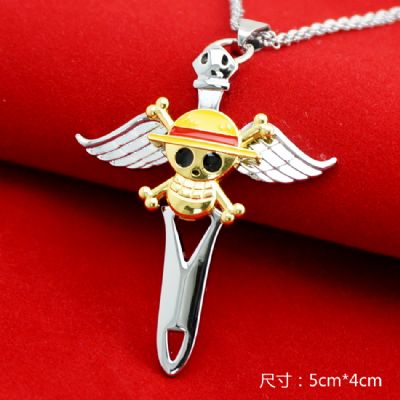 One Piece anime necklace