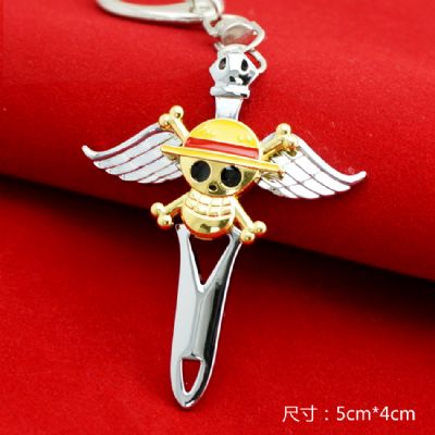 One Piece anime keychain