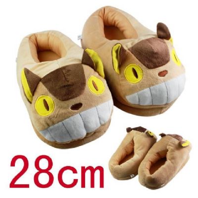 totoro anime plush slipper