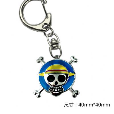 one piece anime keychain