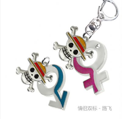 One Piece anime keychain