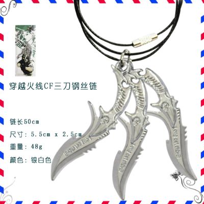 Cross Fire anime necklace