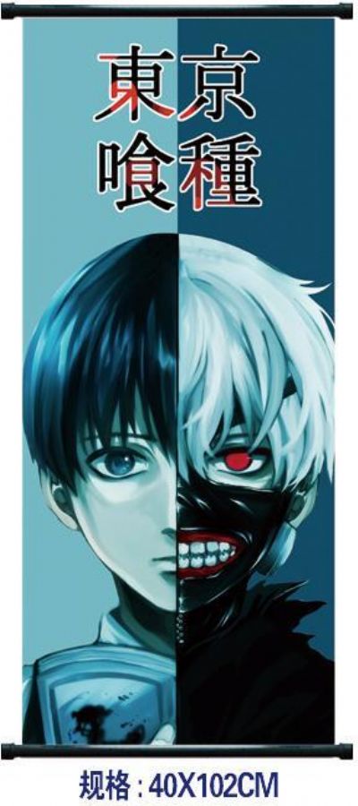 tokyo ghoul anime wallscroll