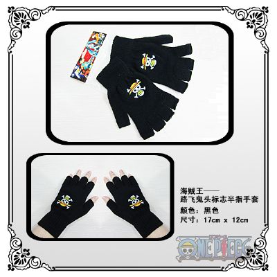 one piece anime glove