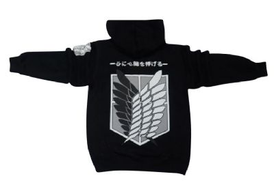 attack on titan anime fleece