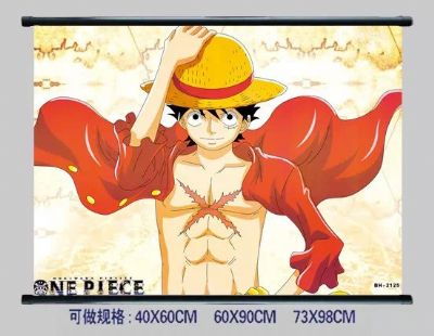 one piece anime wallscroll