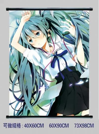 Miku.Hatsune anime wallscroll