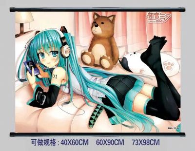 Miku.Hatsune anime wallscroll