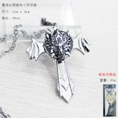 final fantasy anime necklace