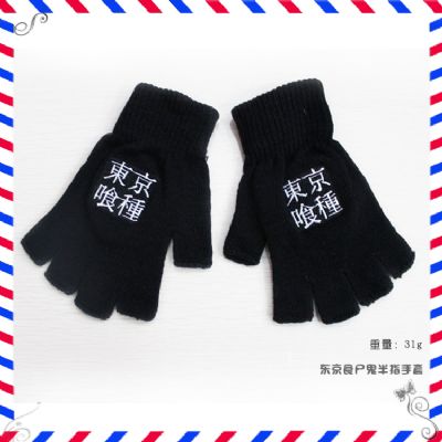 Tokyo Ghoul anime Half finger gloves